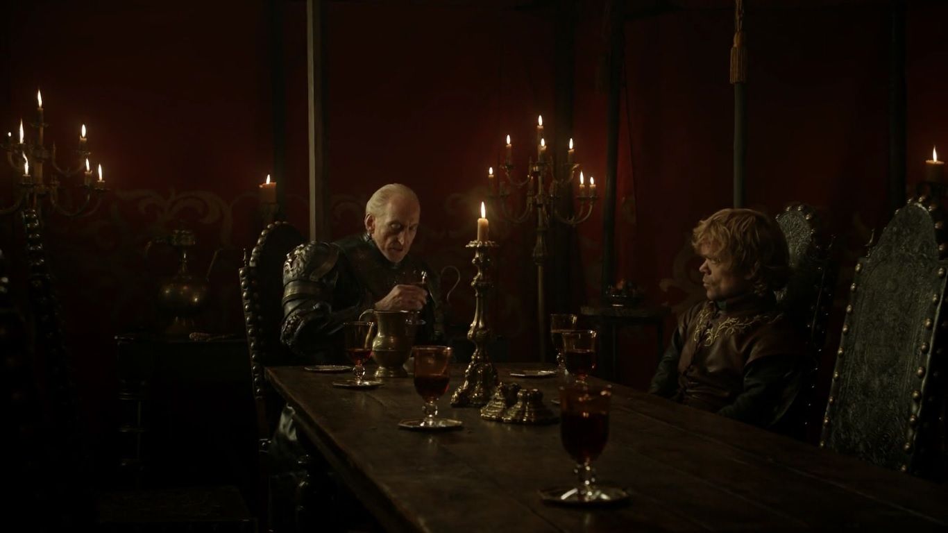 Game of Thrones temporada 1 e 6 finais - Tywin e Tyrion