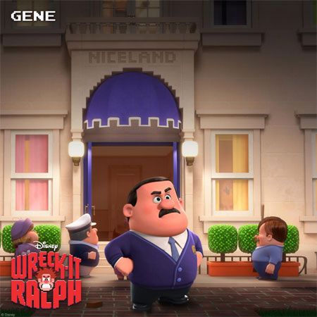 Gene - Niceland party planner from Wreck-It Ralph