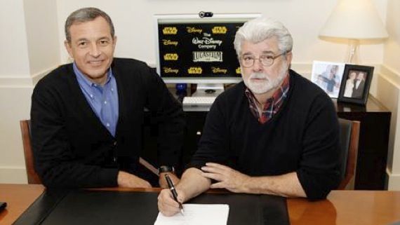 Disney acquires Lucasfilm and the Star Wars franchise from George Lucas