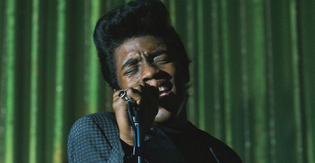 Chadwick Boseman as James Brown in Get On Up