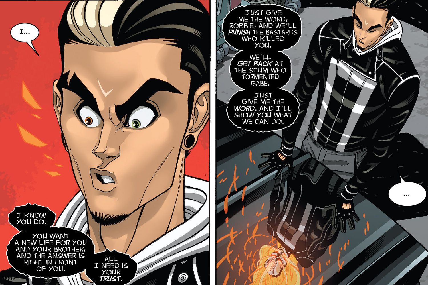 Robbie Reyes becomes the Ghost Rider