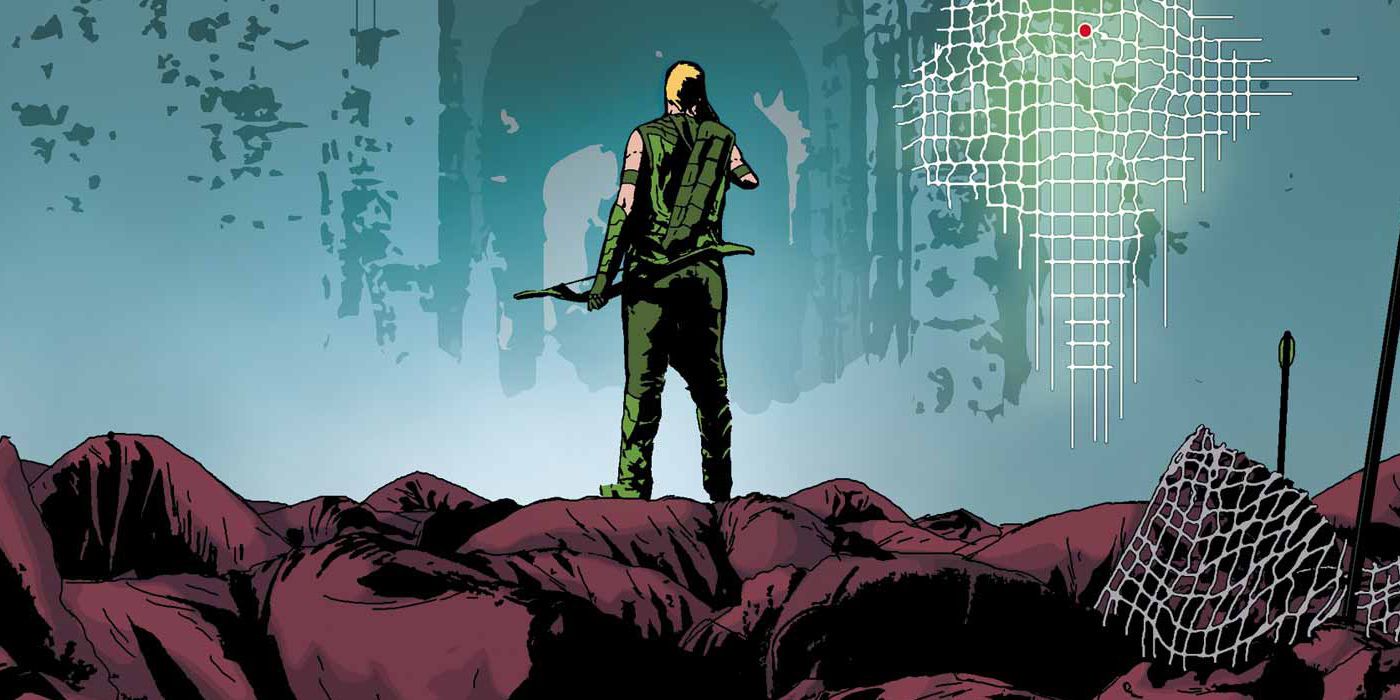 Green Arrow Background Comic