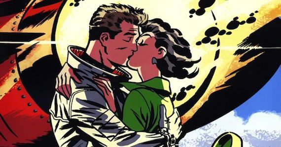 Carol Ferris and Hal Jordan in New Frontier