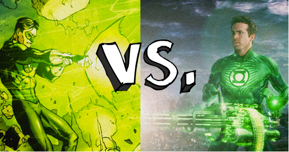 Green Lantern: The Comic Books VS. The Movie
