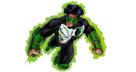 Kyle Rayner as the Last of the Green Lanterns