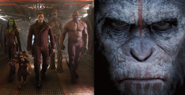 New Guardians of the Galaxy and Dawn of the Planet of the Apes images