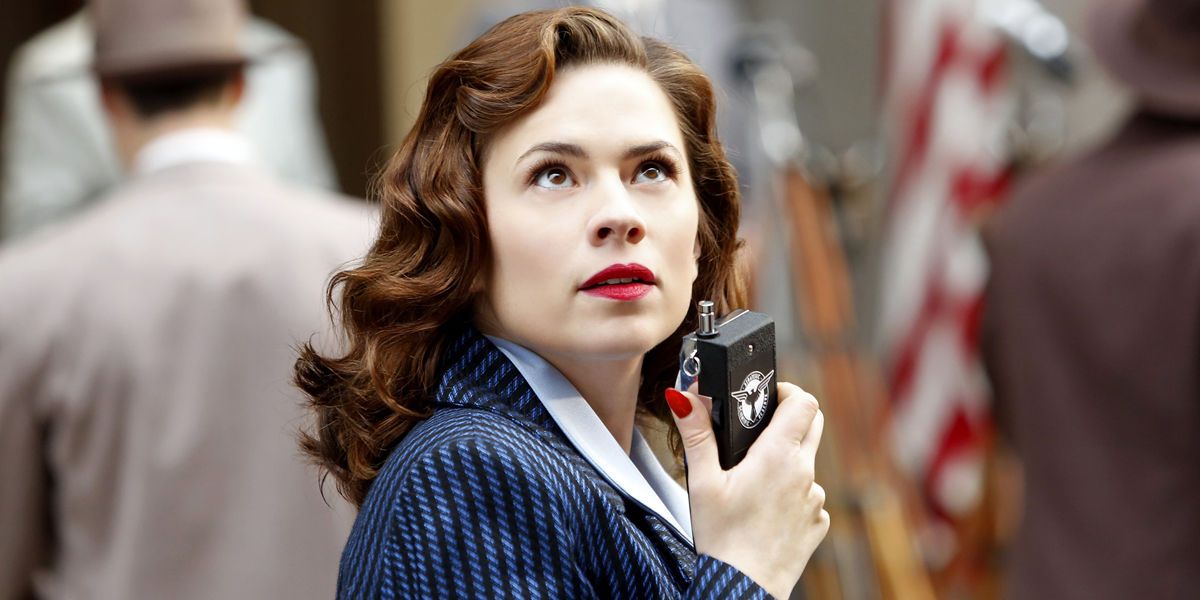 Hayley Atwell as Peggy on Agent Carter