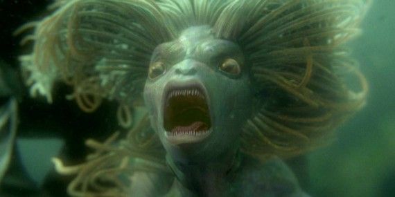 A Selkie in the lake in Harry Potter