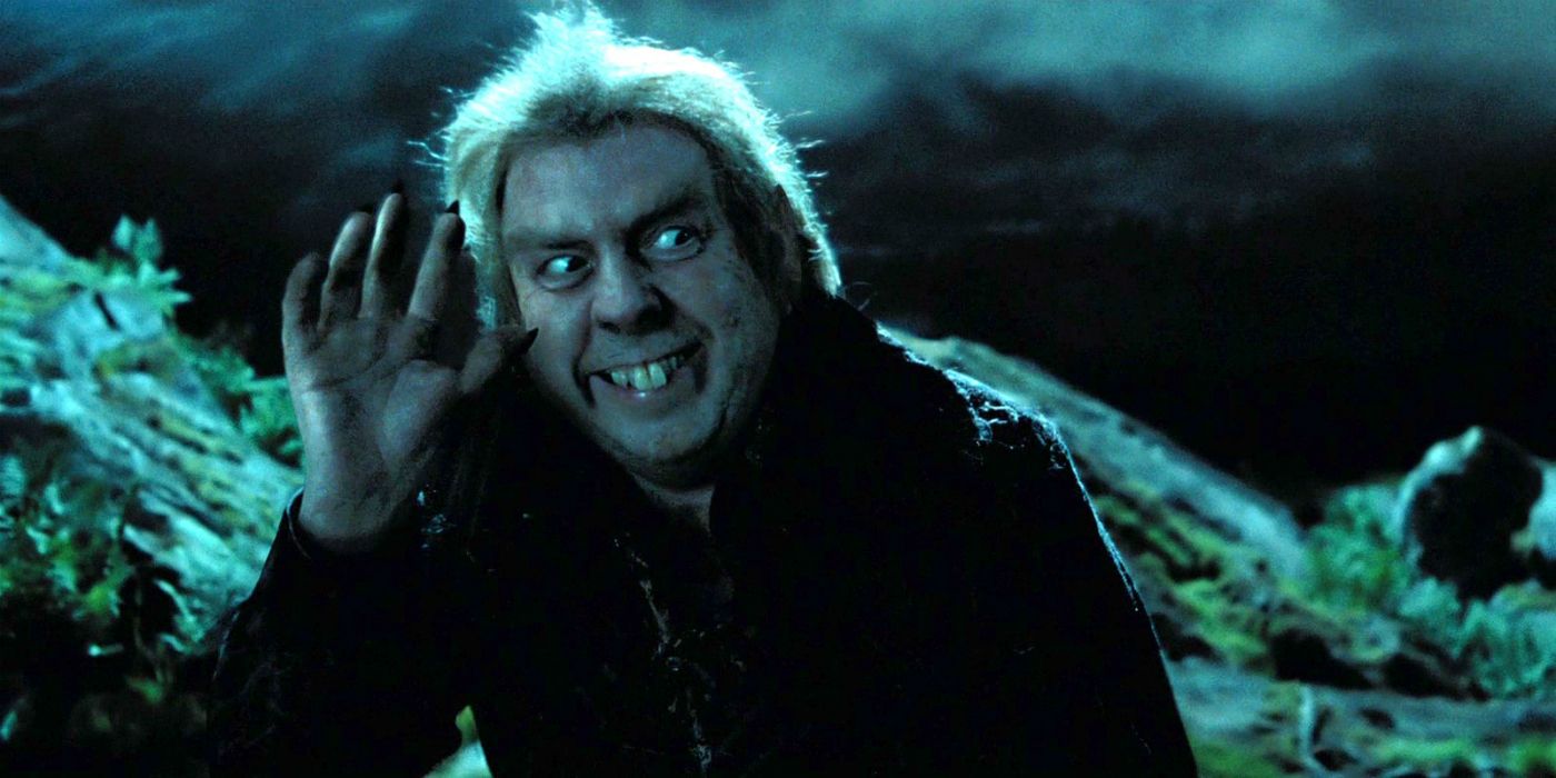 Peter Pettrigrew in a scene from Harry Potter and the Prisoner of Azkaban