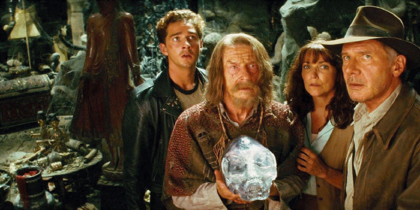 Indiana Jones with the crystal skull