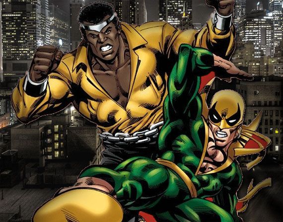 Iron Fist and Luke Cage in Heroes for Hire movie