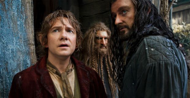 Bilbo and Thorin in The Hobbit: The Desolation of Smaug