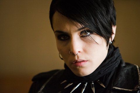 Noomi Rapace as Lisbeth Salander in The Girl With the Dragon Tattoo.