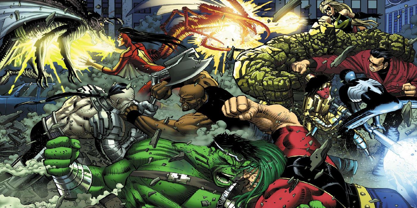 Hulk vs New Avengers