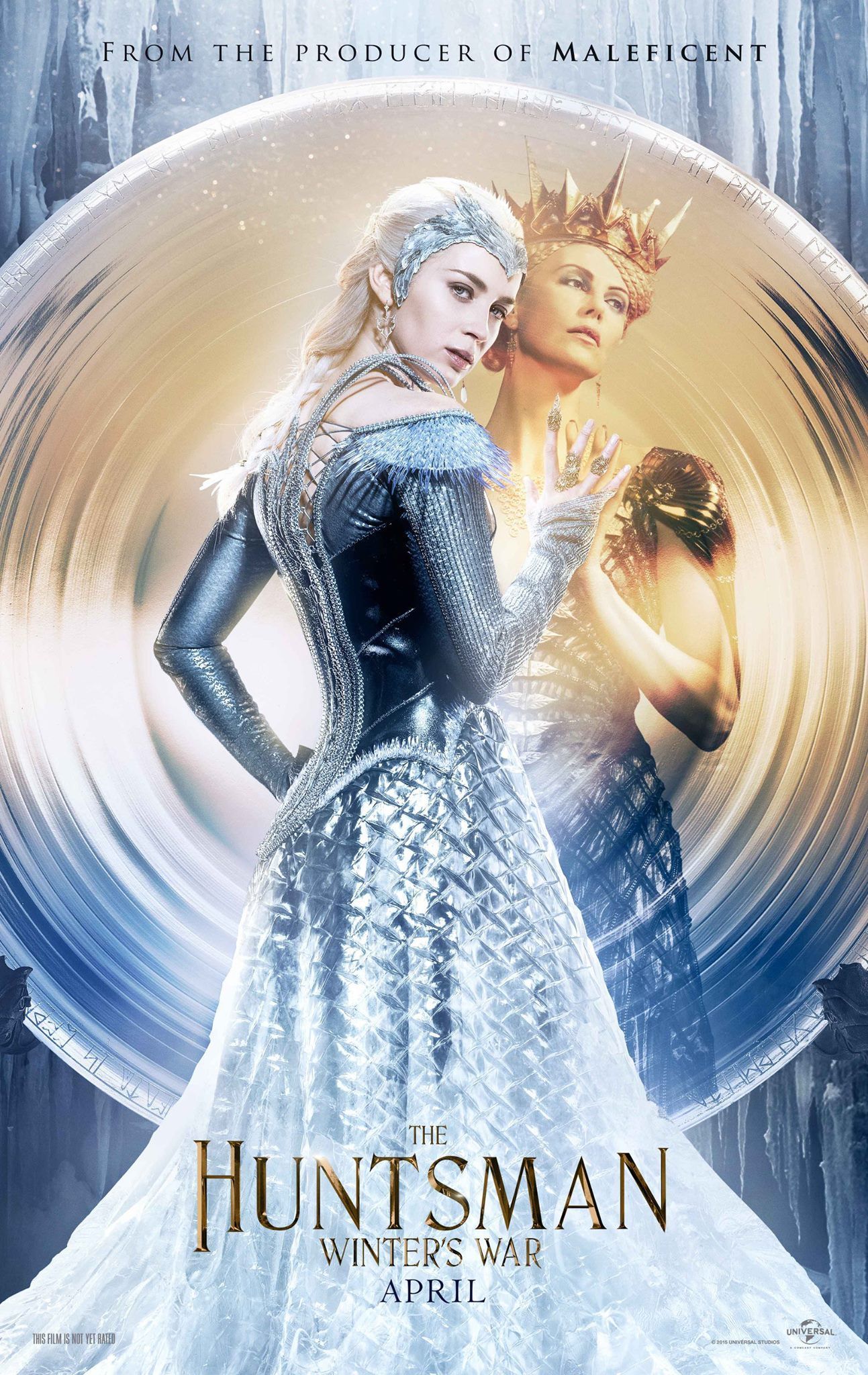 The Huntsman Poster - Emily Blunt and Charlize Theron