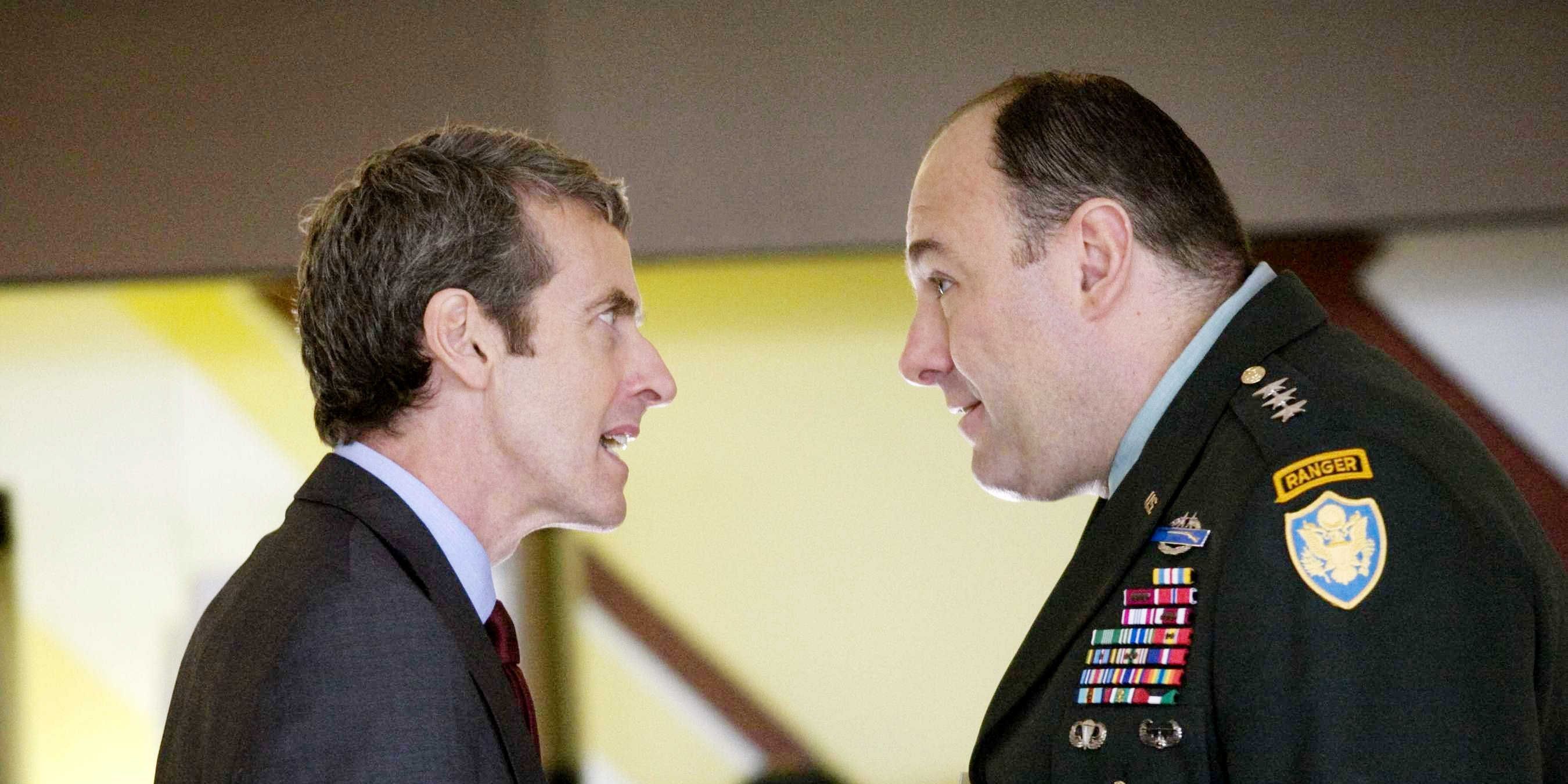 Malcolm Tucker argues with General Miller in In The Loop