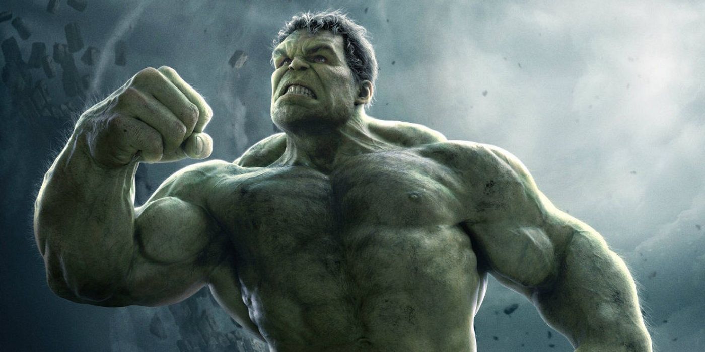 Hulk flexes in a promotional image for Avengers: Age of Ultron