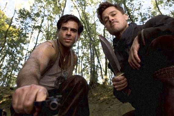 Inglorious Basterds review - Brad Pitt and Eli Roth