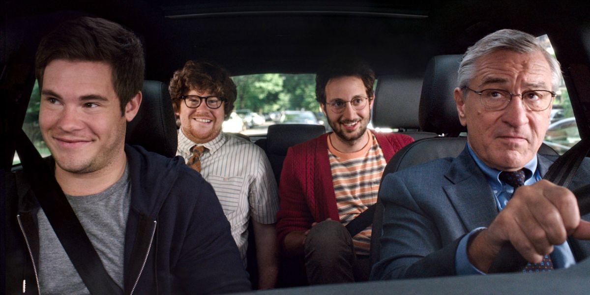 Adam DeVine, Zack Pearlman, Jason Orley, and Rober De Niro in The Intern