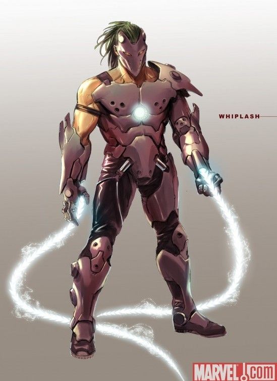 Armored Whiplash in Iron Man 2