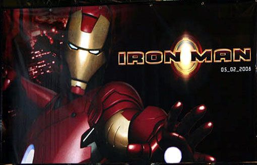 Iron Man movie display