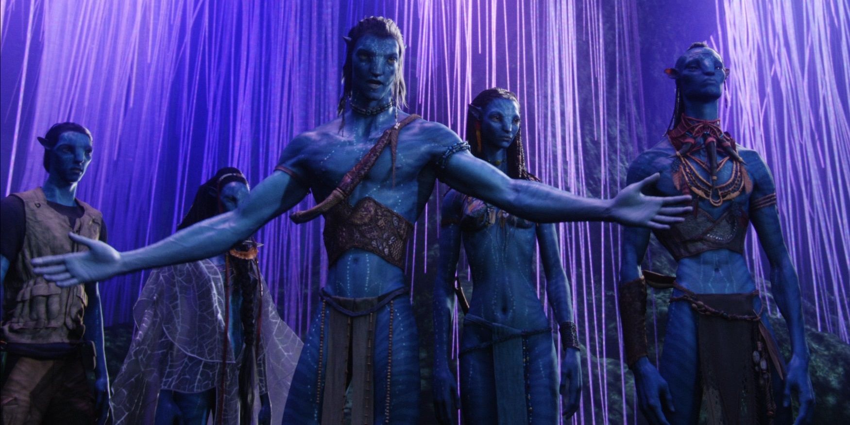 Jake and the Na'vi from Avatar