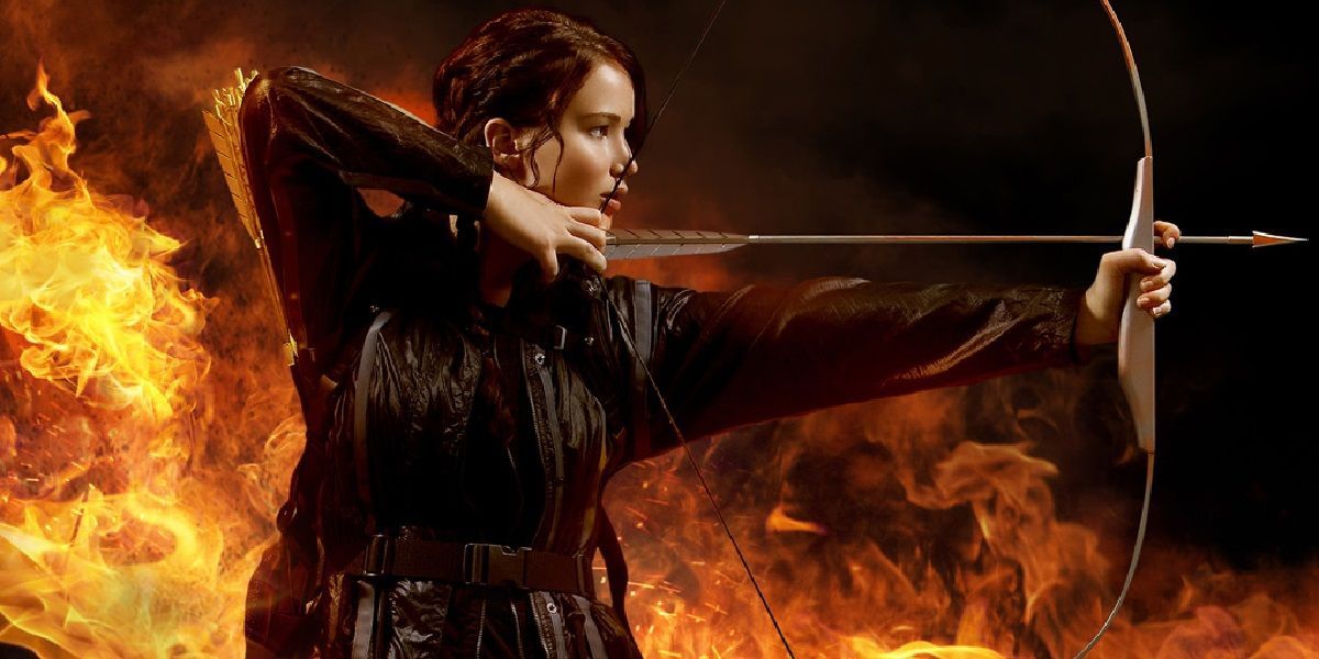 jennifer lawrence katniss hunger games catching fire 10 best movies adapted from YA novels