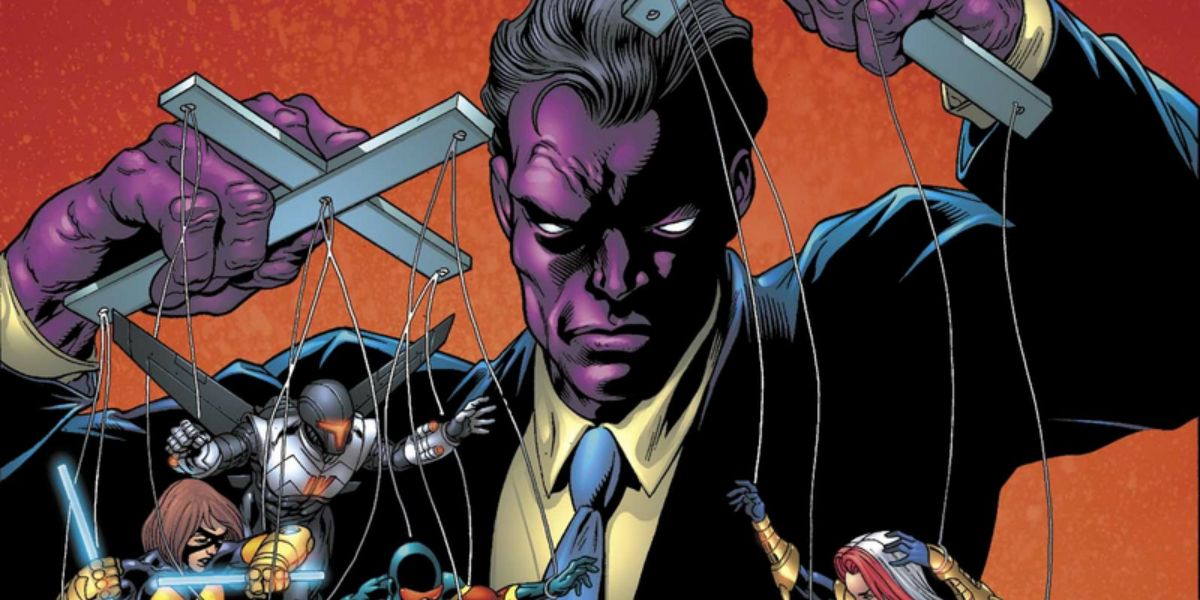 Imagem da capa do Homem Púrpura da Marvel Comics
