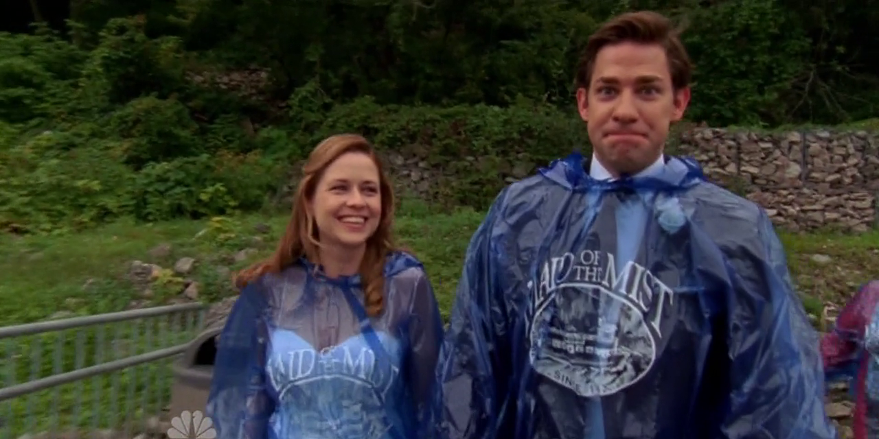 Jim and Pam's wedding in The Office 
