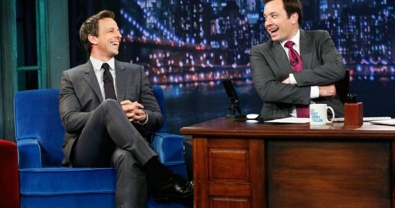 Seth Meyers on Late Night with Jimmy Fallon 