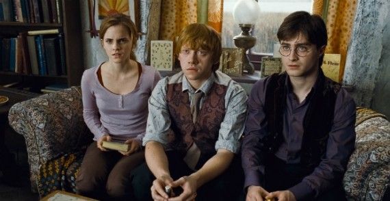 Hermione, Ron and Harry Potter