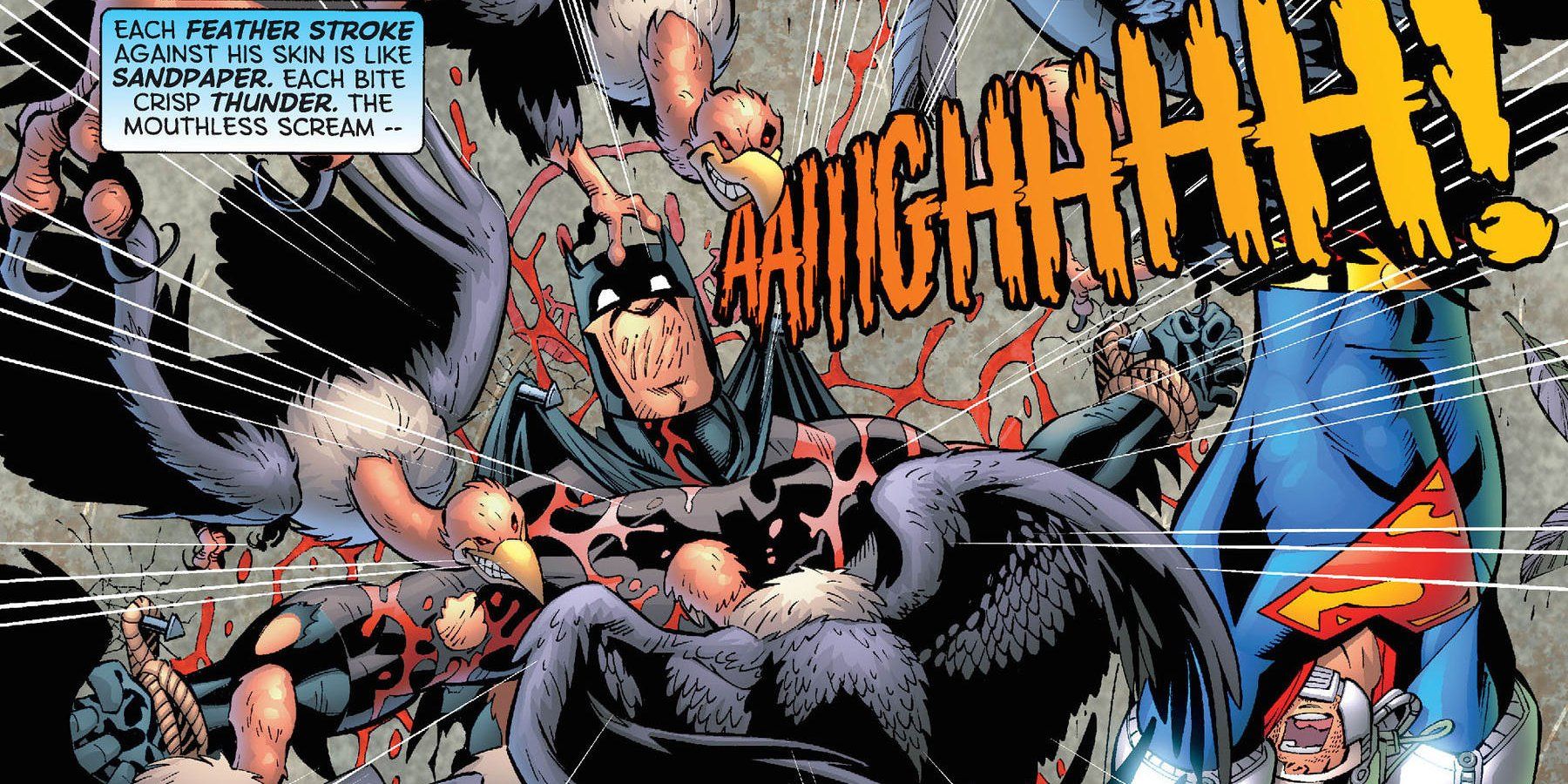 Emperor Joker kills Batman in DC Comics.