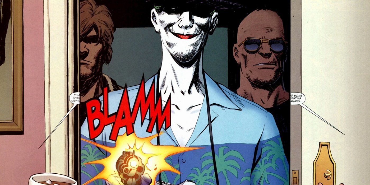 Joker Shoots Barbara Gordon, the Killing Joke