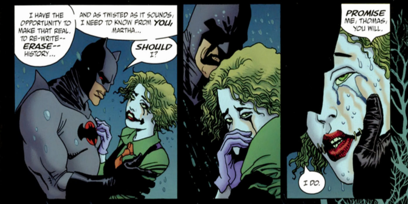 Martha Wayne Joker Batman Flashpoint