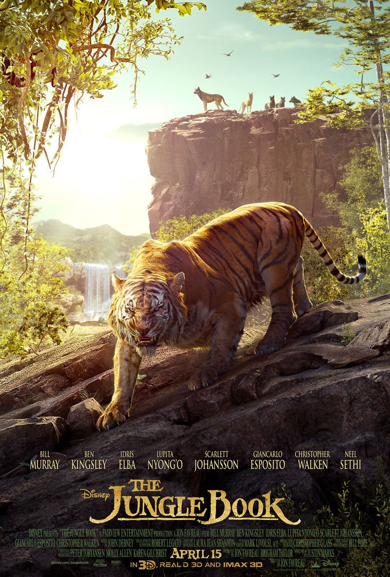 The Jungle Book (2016) Shere Khan Poster