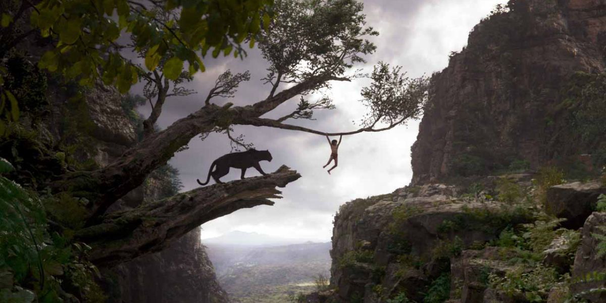 The Jungle Book (2016) - Bagheera and Mowgli