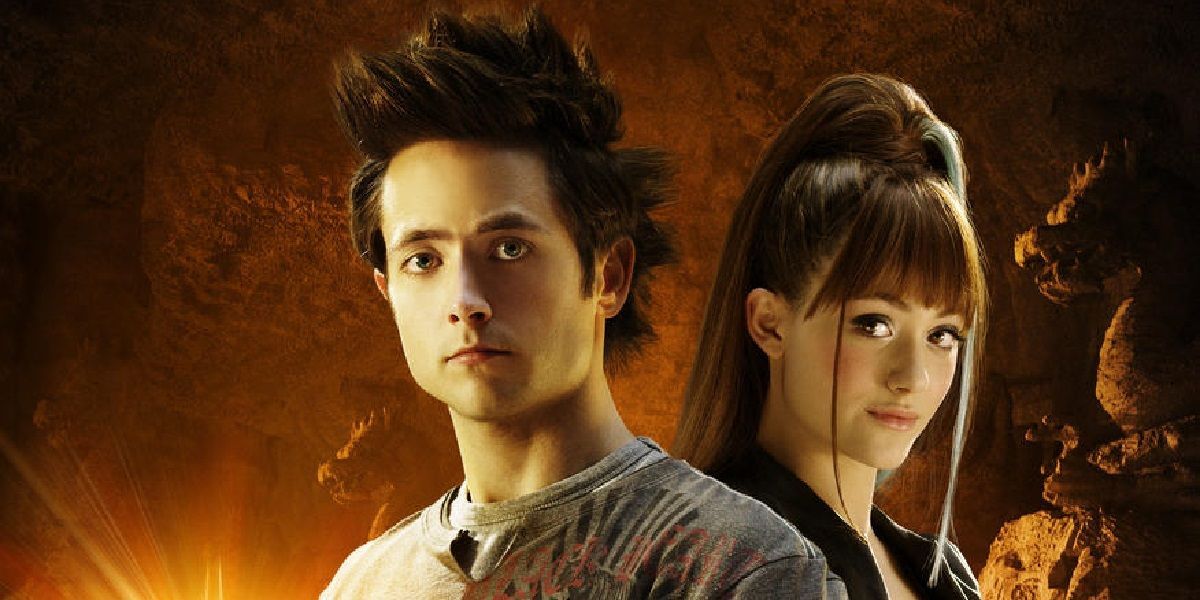 Emmy Rossum and Justin Chatwin in 2009's Dragonball Evolution.