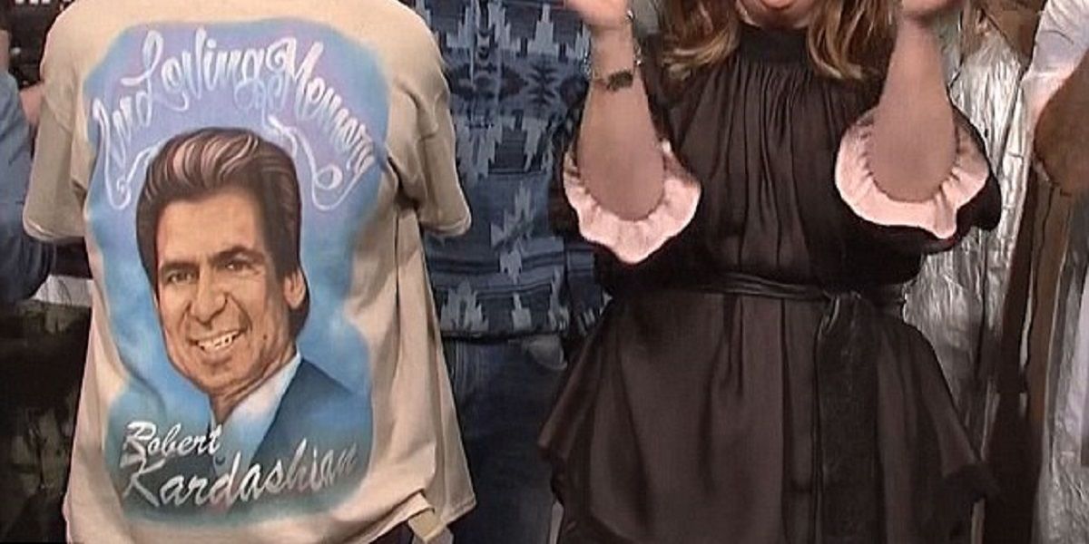 Kanye's shirt on Saturday Night Live