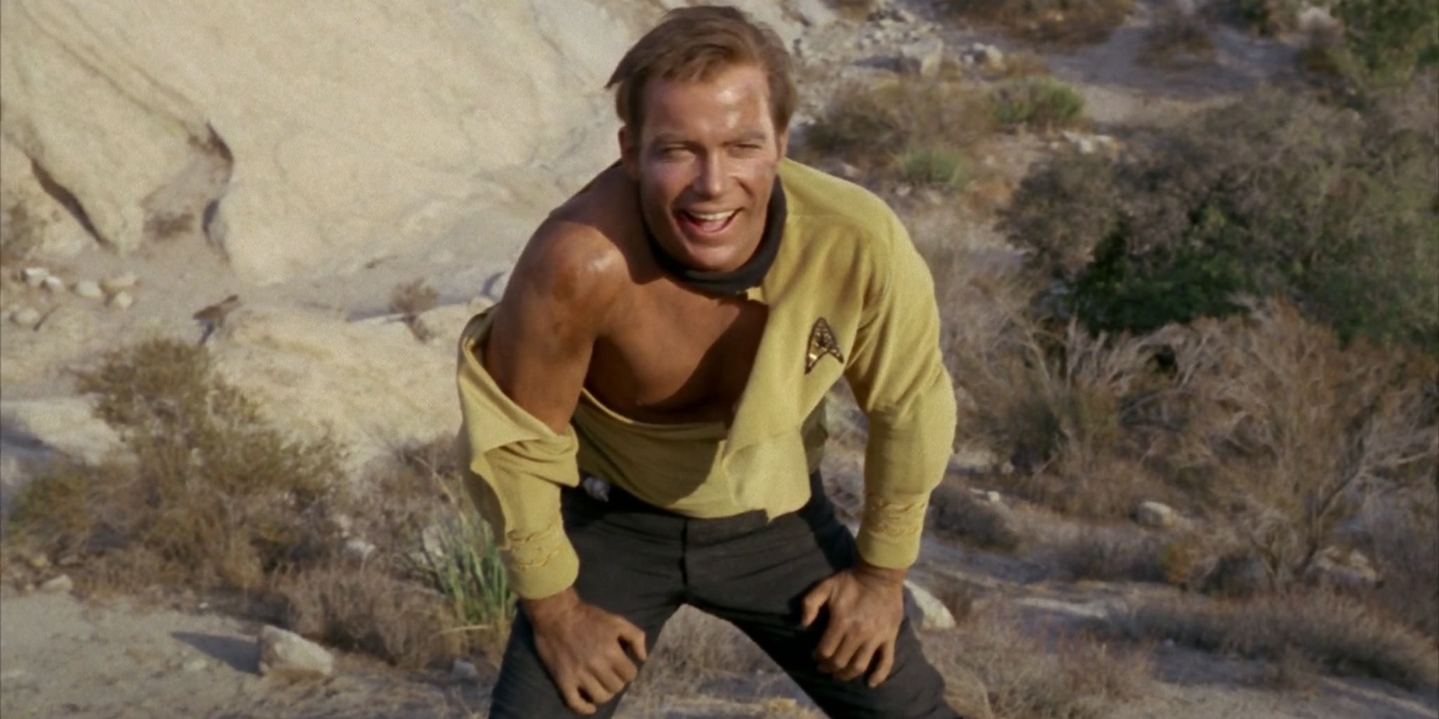 Kirk's ripped shirt