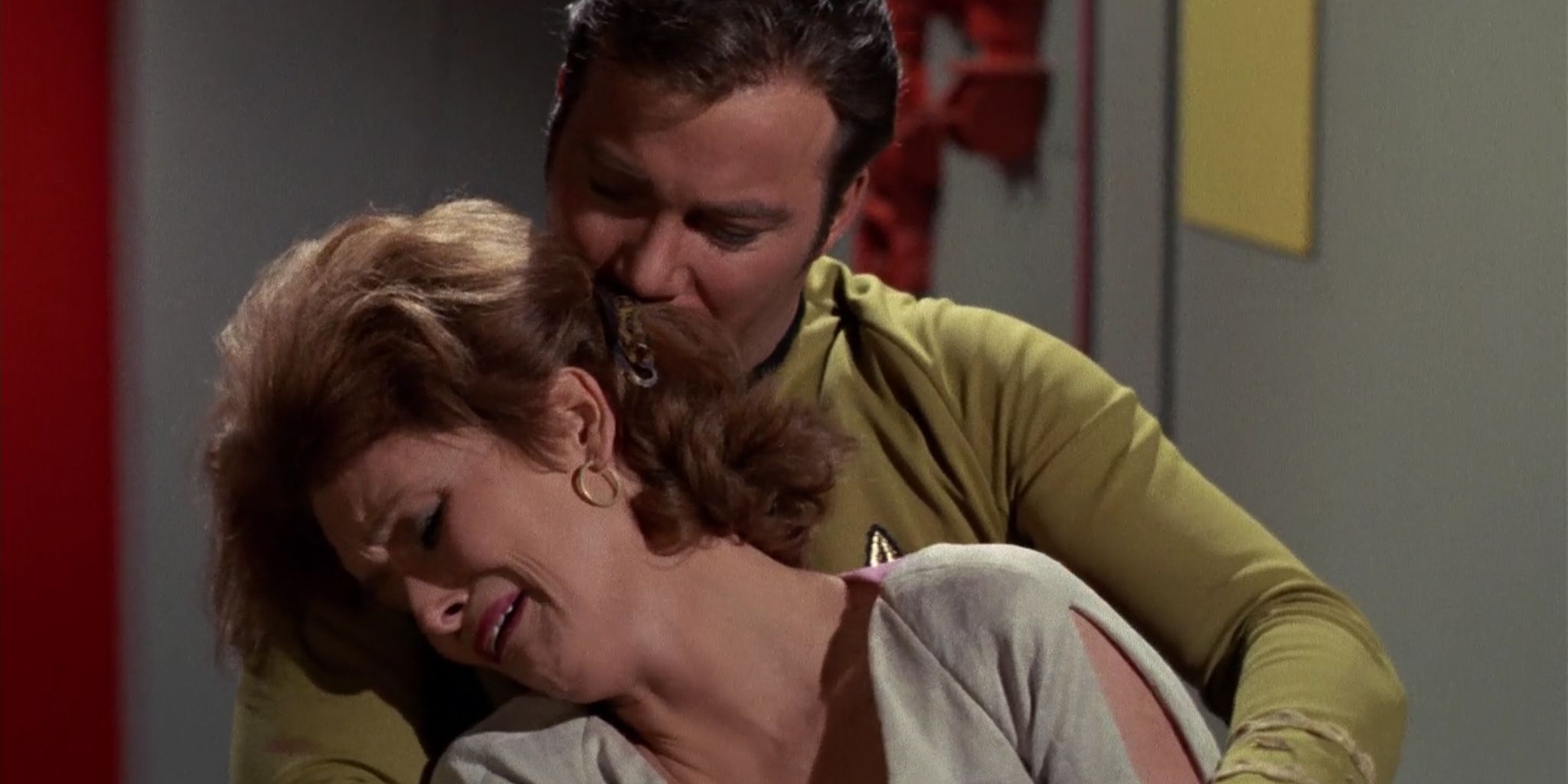 Kirk and Janice Lester in Star Trek
