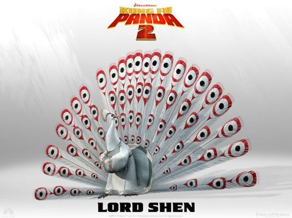 Kung Fu Panda 2 Lord Shen movie poster