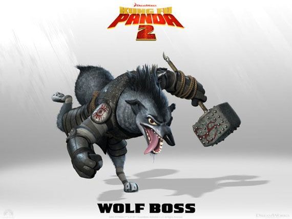 Kung Fu Panda 2 Wolf Boss poster