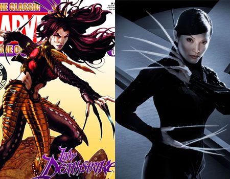 Best Super Villain Movie Costumes - Lady Deathstryke (X-Men: United)