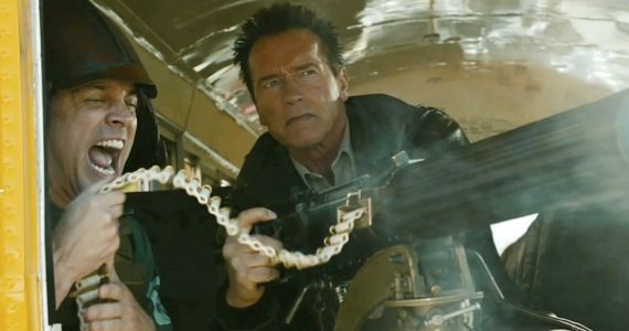 Johnny Knoxville and Arnold Schwarzenegger in The Last Stand trailer