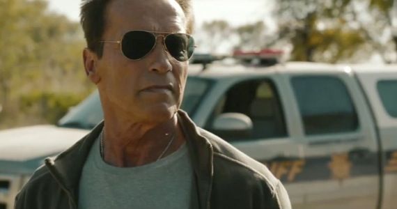 Arnold Schwarzenegger in the trailer for The Last Stand