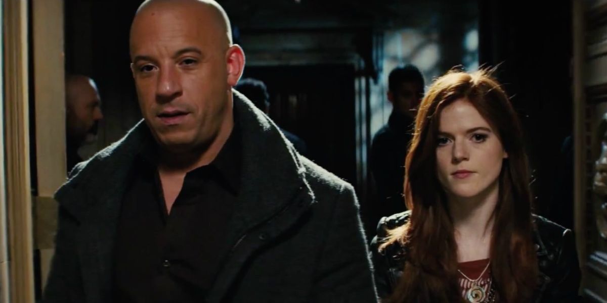 Vin Diesel and Rose Leslie in The Last Witch Hunter