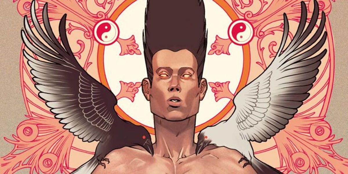 Legion poses with two birds on his shoulder from Marvel Comics 
