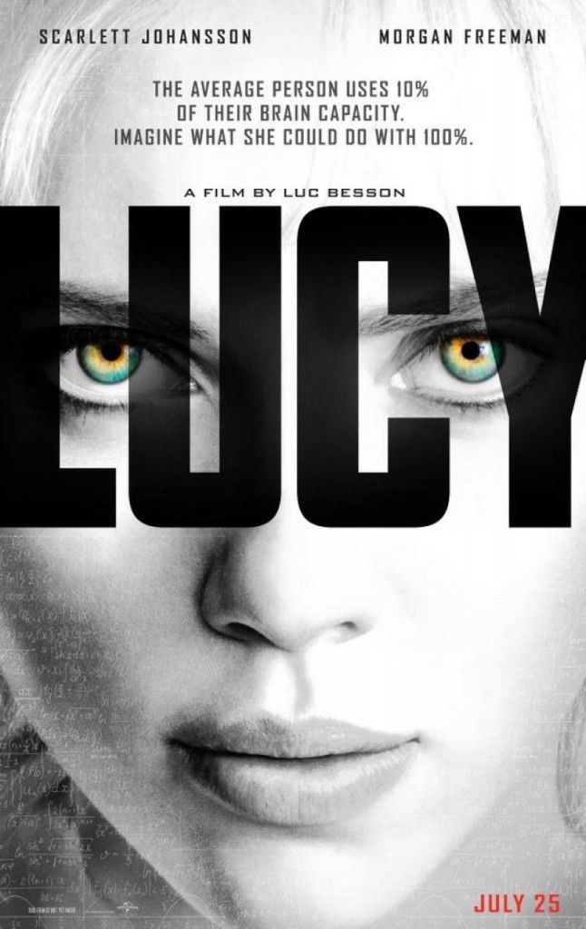 Lucy Poster with Scarlett Johansson