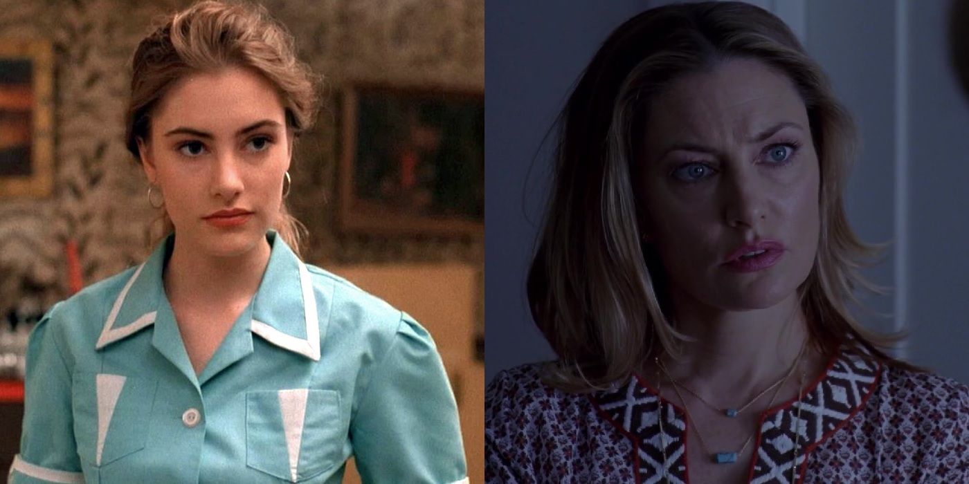 Madchen Amick as Shelly Johnson on Twin Peaks and on American Horror Story: Hotel