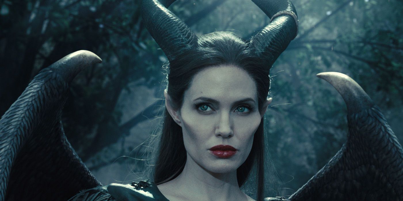 Maleficent scowling 